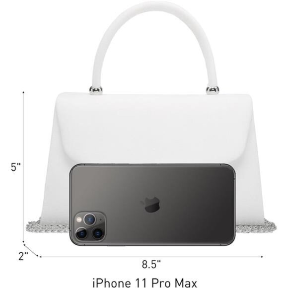 Women's Evening Bag Party Clutches Wedding Purses Cocktail Prom Handbags - Picture 3 of 6